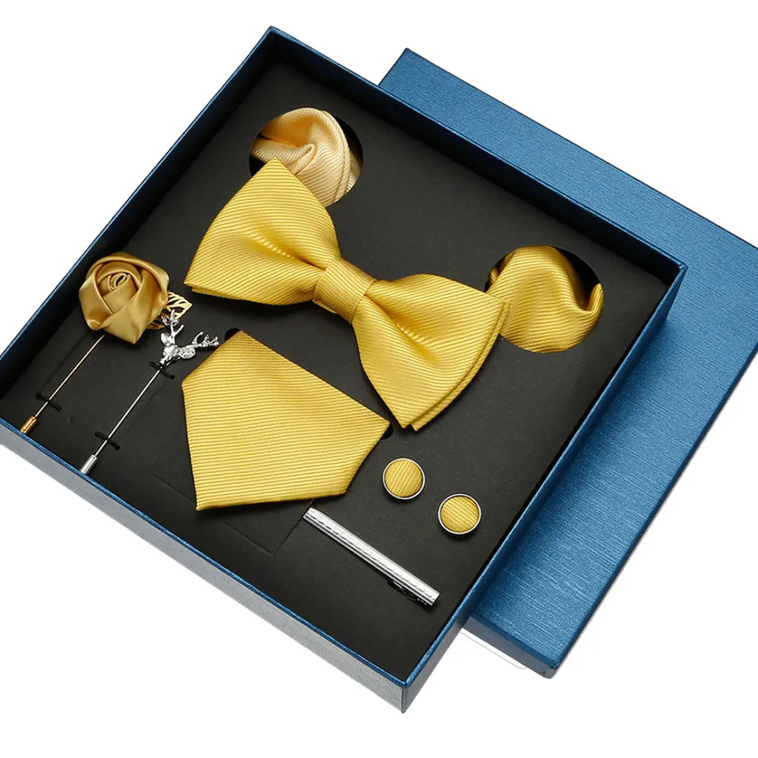 Conjunto Gravata Amarelo Binden Virtus®